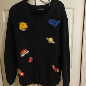 Patchwork sweater from forever 21